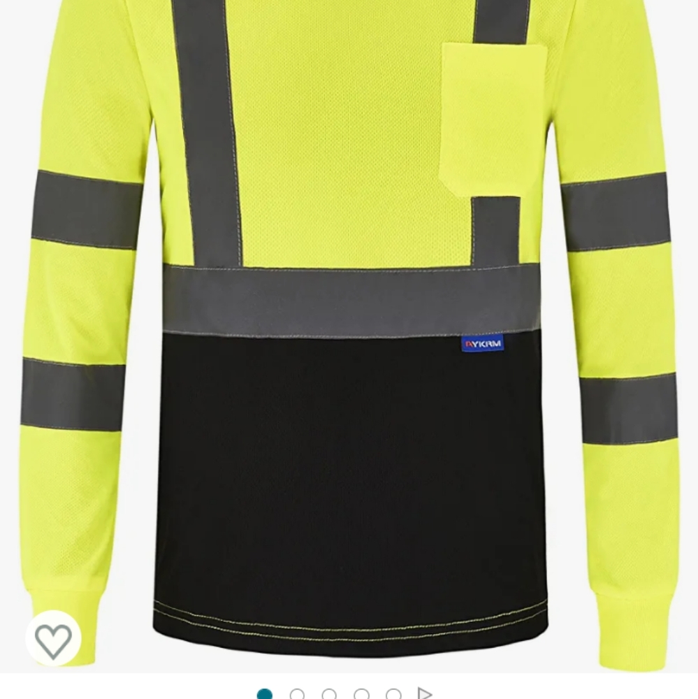 Reflective safety shirt